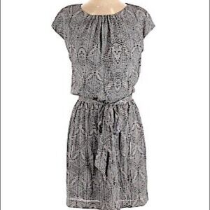 Guess Belted tie waist Dress & studded shoulders